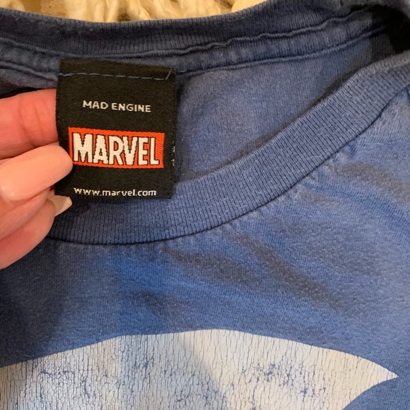 Marvel blue T-shirt Size Medium - Picture 2 of 3